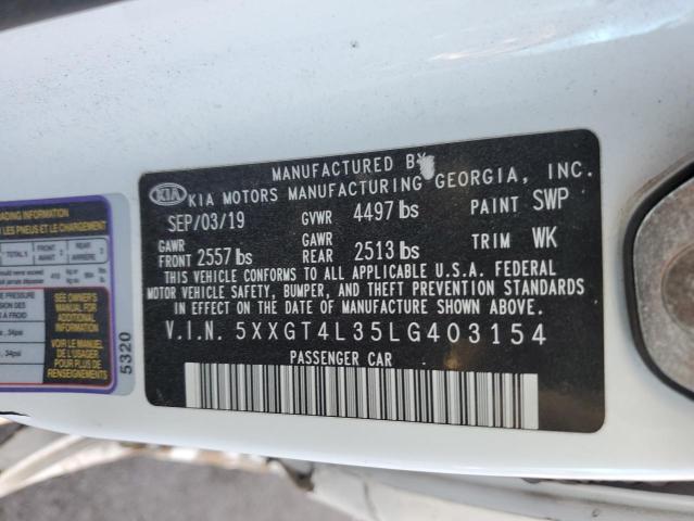 Photo 11 VIN: 5XXGT4L35LG403154 - KIA OPTIMA LX 