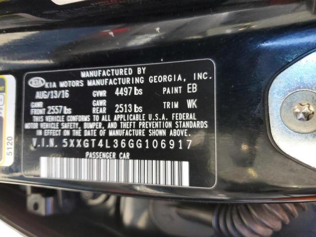 Photo 11 VIN: 5XXGT4L36GG106917 - KIA OPTIMA LX 