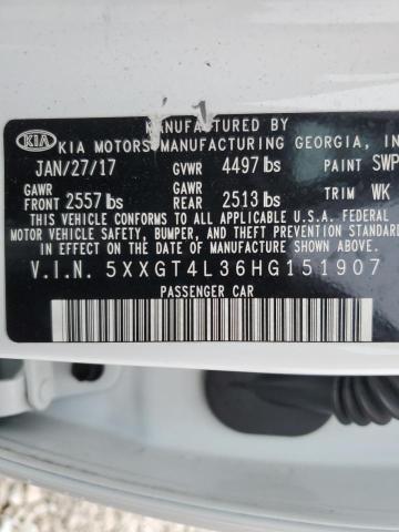 Photo 11 VIN: 5XXGT4L36HG151907 - KIA OPTIMA LX 