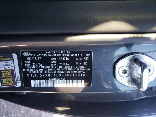 Photo 9 VIN: 5XXGT4L36JG215918 - KIA OPTIMA 