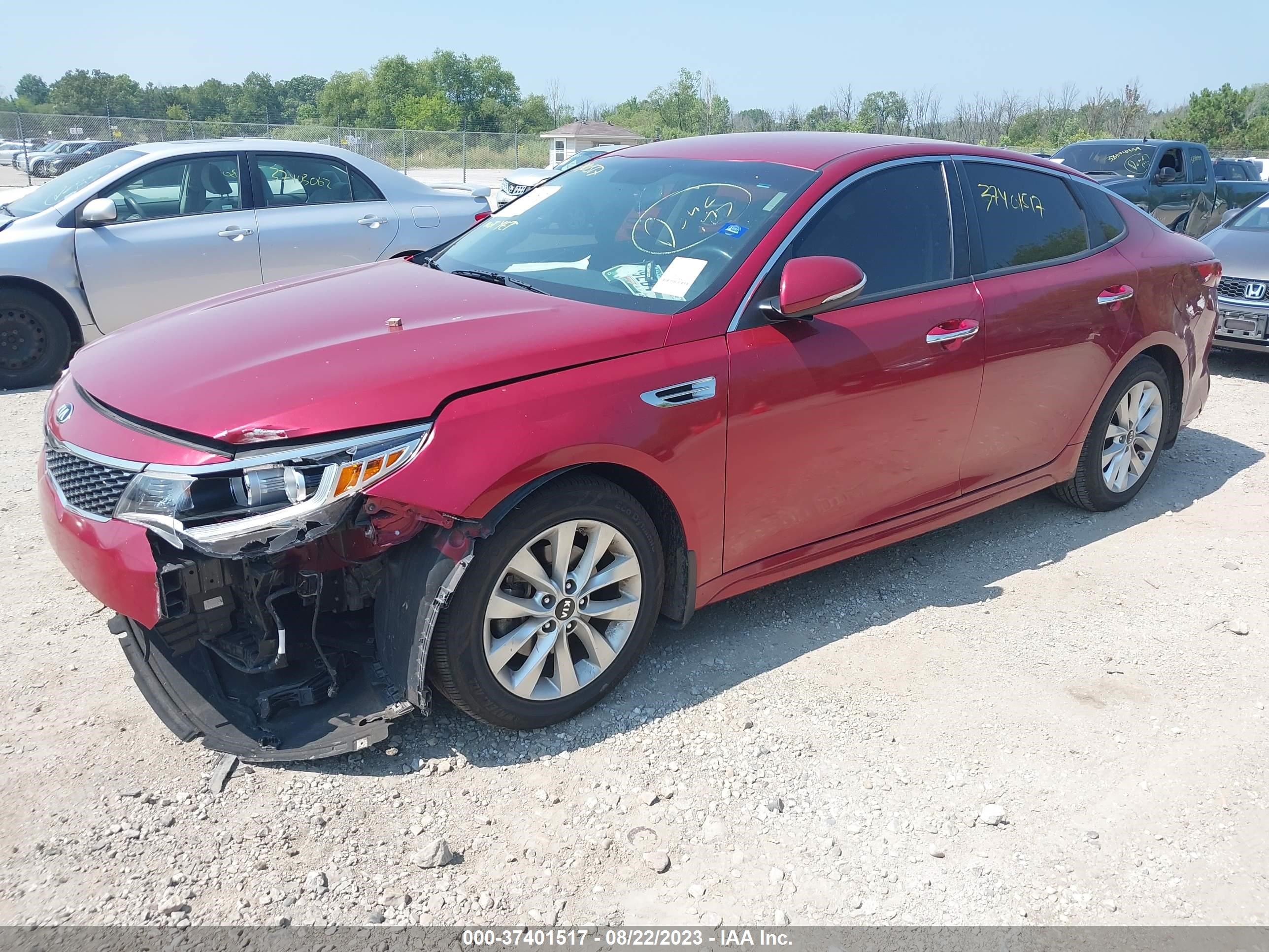 Photo 1 VIN: 5XXGT4L36JG222237 - KIA OPTIMA 