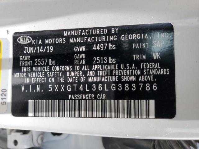 Photo 11 VIN: 5XXGT4L36LG383786 - KIA OPTIMA 