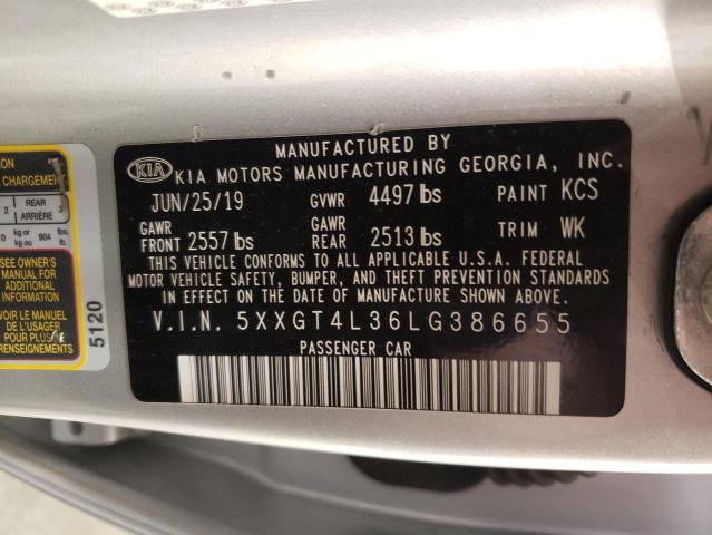 Photo 11 VIN: 5XXGT4L36LG386655 - KIA OPTIMA LX 