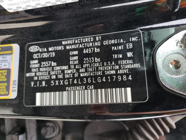 Photo 11 VIN: 5XXGT4L36LG417984 - KIA OPTIMA LX 