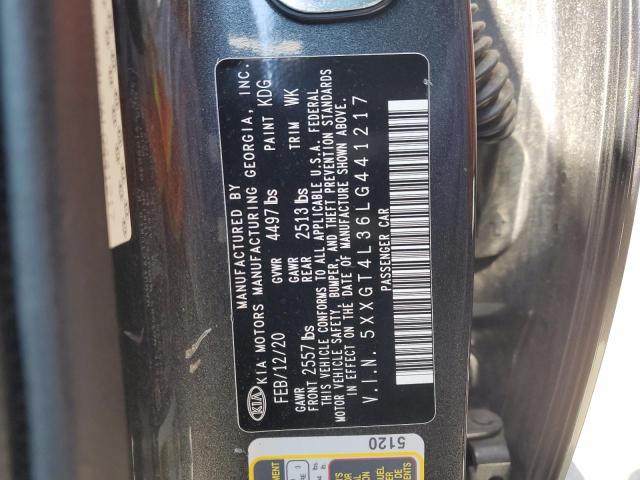 Photo 11 VIN: 5XXGT4L36LG441217 - KIA OPTIMA 