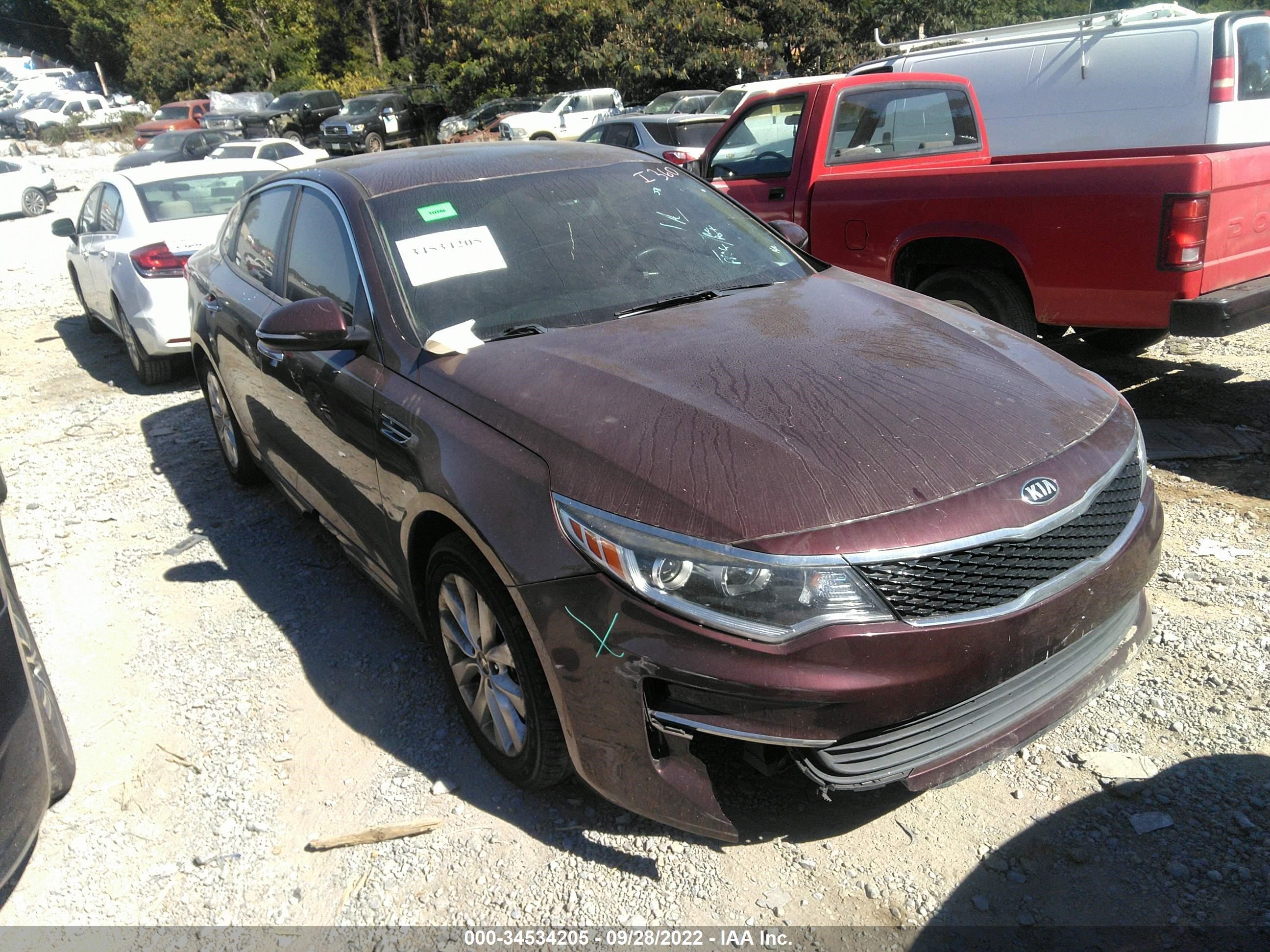 Photo 0 VIN: 5XXGT4L37HG148272 - KIA OPTIMA 