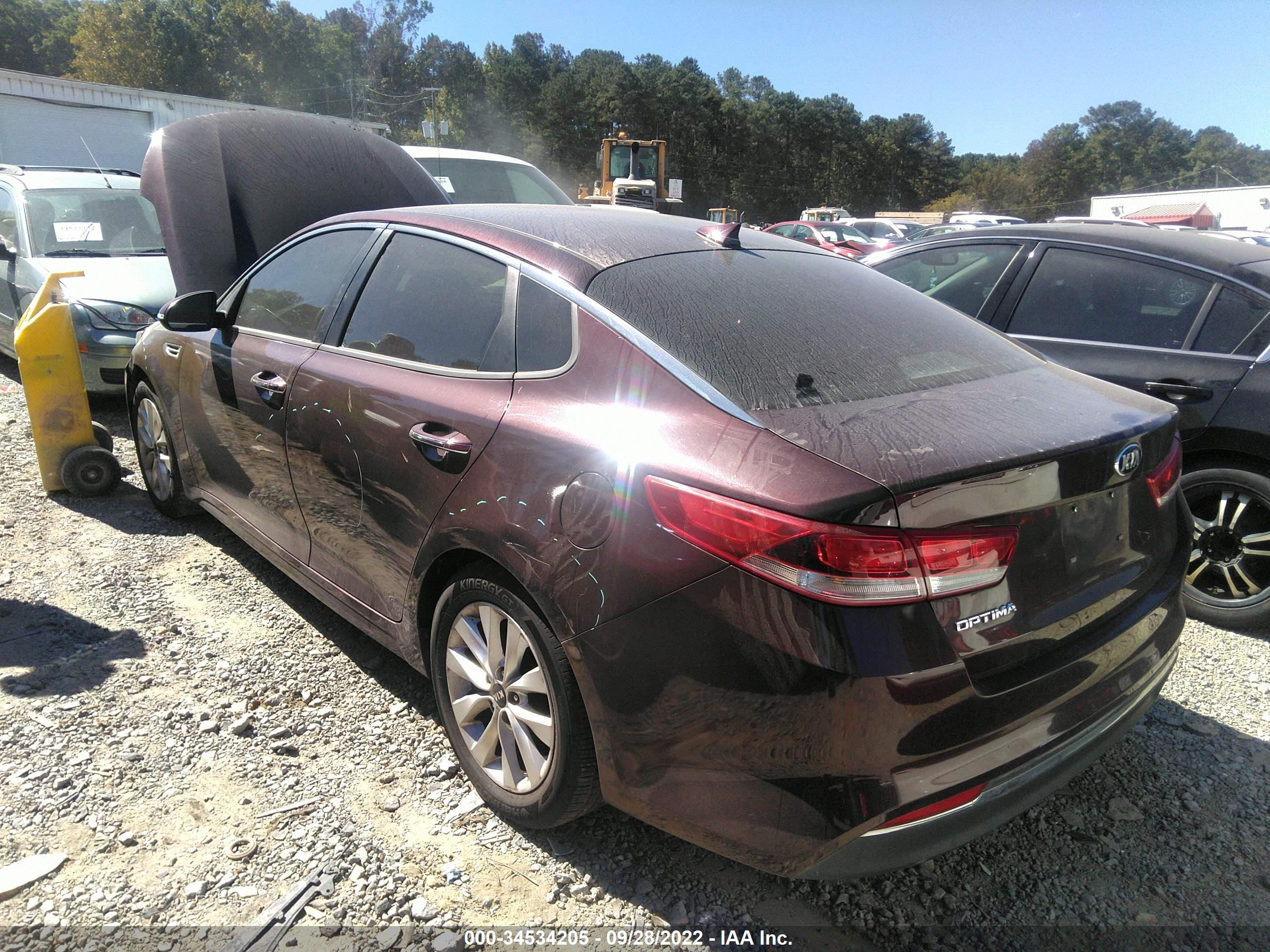 Photo 2 VIN: 5XXGT4L37HG148272 - KIA OPTIMA 