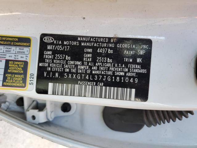 Photo 11 VIN: 5XXGT4L37JG181049 - KIA OPTIMA 