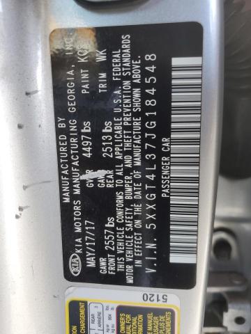 Photo 11 VIN: 5XXGT4L37JG184548 - KIA OPTIMA LX 