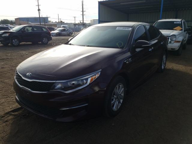 Photo 1 VIN: 5XXGT4L37JG188065 - KIA OPTIMA LX 