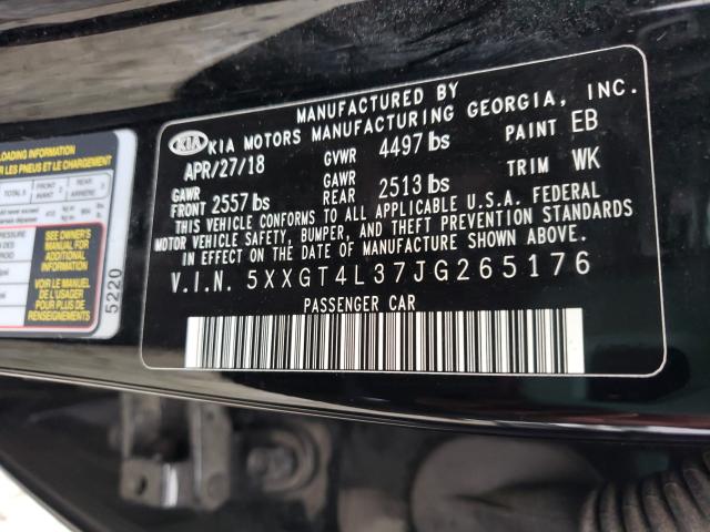 Photo 9 VIN: 5XXGT4L37JG265176 - KIA OPTIMA LX 