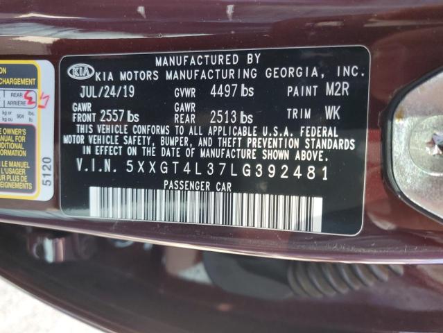 Photo 11 VIN: 5XXGT4L37LG392481 - KIA OPTIMA 