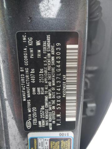 Photo 11 VIN: 5XXGT4L37LG443039 - KIA OPTIMA LX 