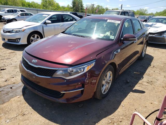 Photo 1 VIN: 5XXGT4L38GG101282 - KIA OPTIMA LX 