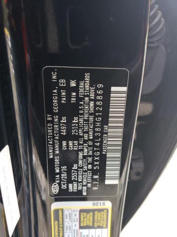 Photo 11 VIN: 5XXGT4L38HG128869 - KIA OPTIMA 