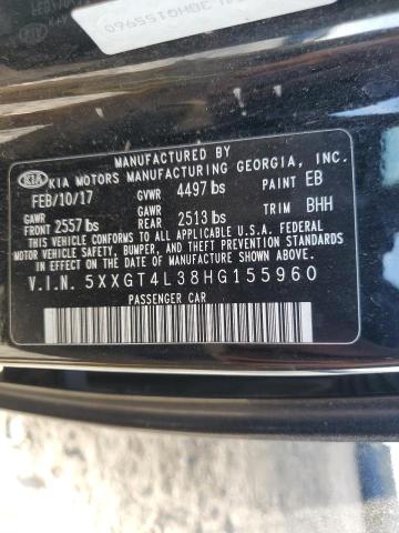 Photo 11 VIN: 5XXGT4L38HG155960 - KIA OPTIMA LX 