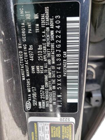 Photo 11 VIN: 5XXGT4L38JG222403 - KIA OPTIMA LX 