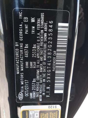 Photo 9 VIN: 5XXGT4L38JG235846 - KIA OPTIMA LX 