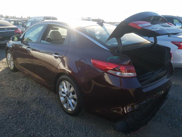 Photo 2 VIN: 5XXGT4L38JG274565 - KIA OPTIMA LX 