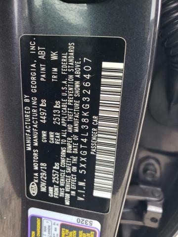 Photo 11 VIN: 5XXGT4L38KG326407 - KIA OPTIMA LX 