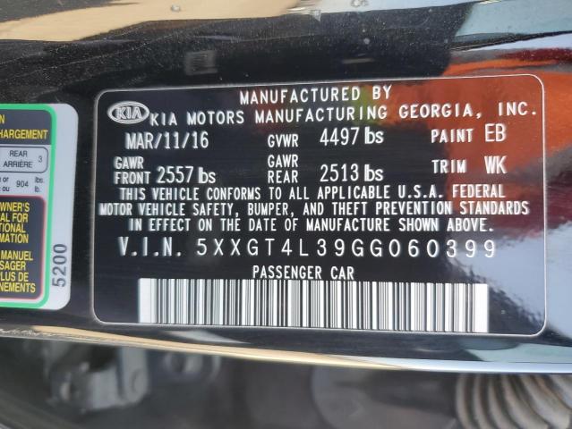 Photo 11 VIN: 5XXGT4L39GG060399 - KIA OPTIMA 