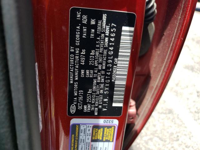 Photo 11 VIN: 5XXGT4L39LG414657 - KIA OPTIMA LX 