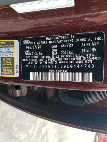 Photo 11 VIN: 5XXGT4L39LG444743 - KIA OPTIMA 