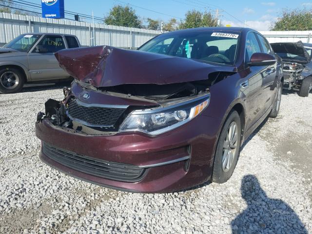 Photo 1 VIN: 5XXGT4L3XGG101266 - KIA OPTIMA LX 