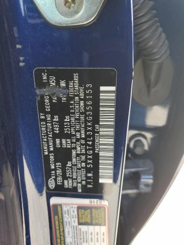 Photo 11 VIN: 5XXGT4L3XKG356153 - KIA OPTIMA LX 