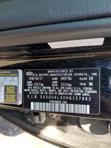 Photo 9 VIN: 5XXGU4L30HG157862 - KIA OPTIMA EX 