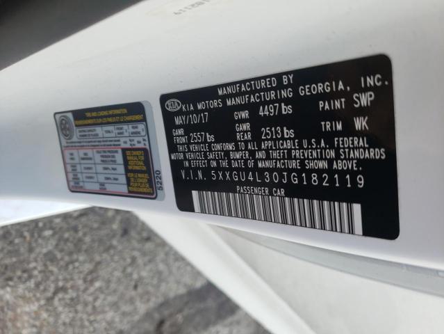 Photo 9 VIN: 5XXGU4L30JG182119 - KIA OPTIMA 