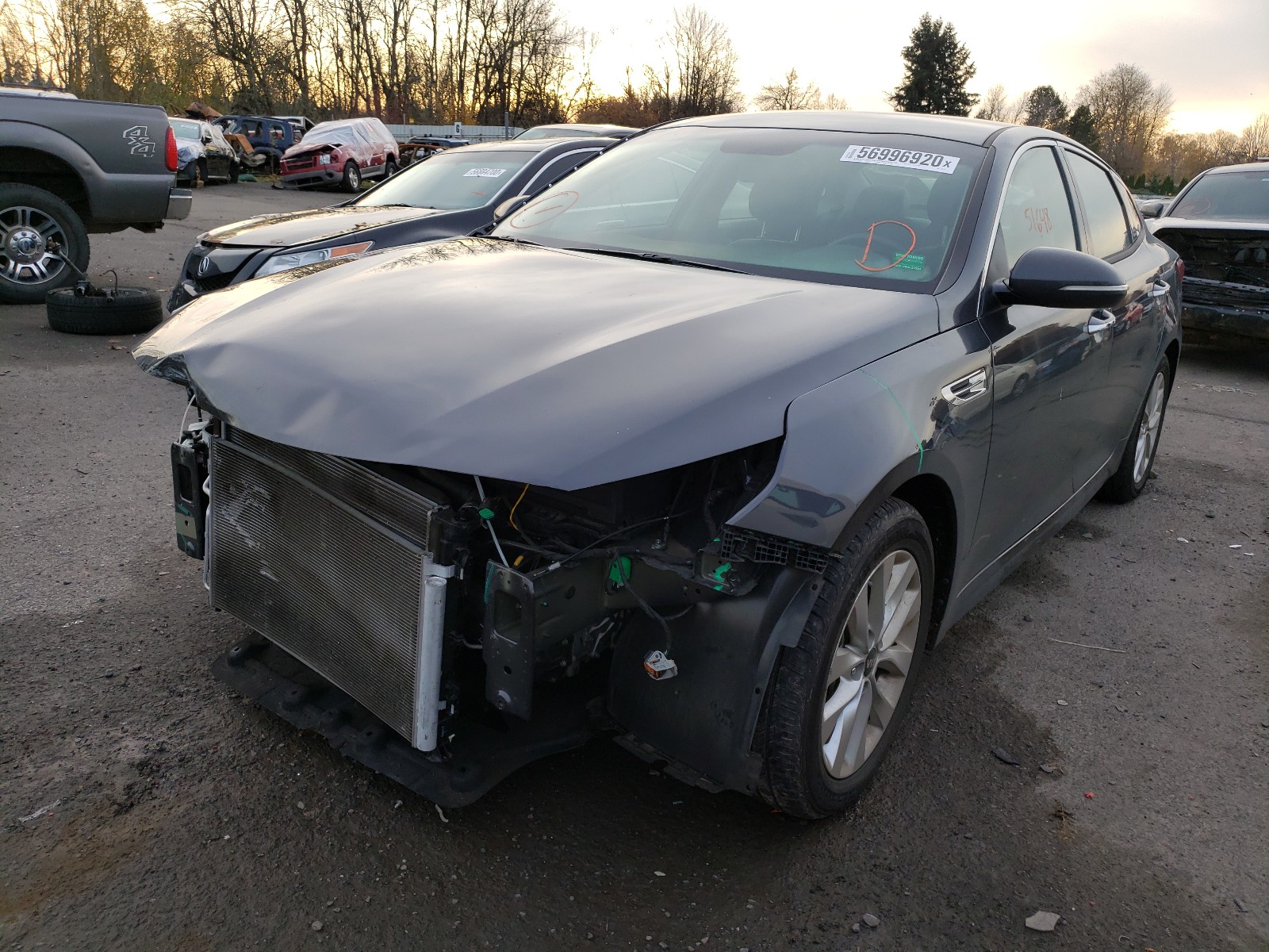 Photo 1 VIN: 5XXGU4L31JG271133 - KIA OPTIMA EX 