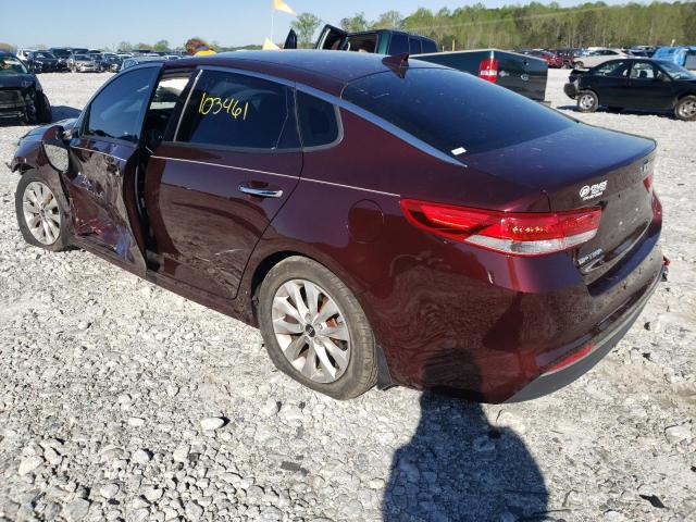 Photo 2 VIN: 5XXGU4L33GG082783 - KIA OPTIMA EX 