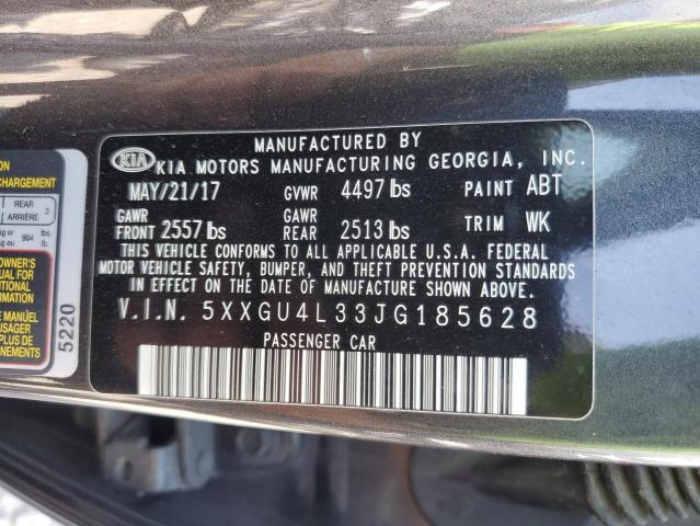 Photo 11 VIN: 5XXGU4L33JG185628 - KIA OPTIMA EX 