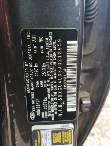 Photo 11 VIN: 5XXGU4L33JG213959 - KIA OPTIMA EX 