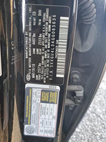 Photo 12 VIN: 5XXGU4L34GG065636 - KIA OPTIMA EX 