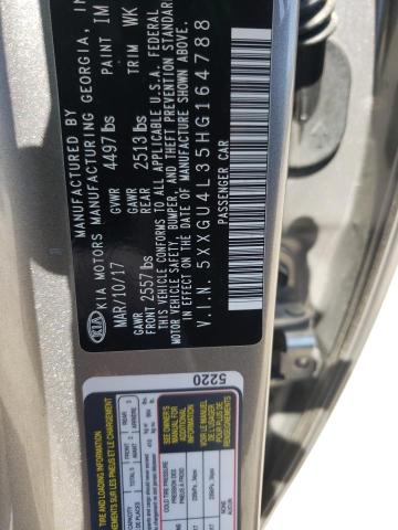 Photo 9 VIN: 5XXGU4L35HG164788 - KIA OPTIMA EX 