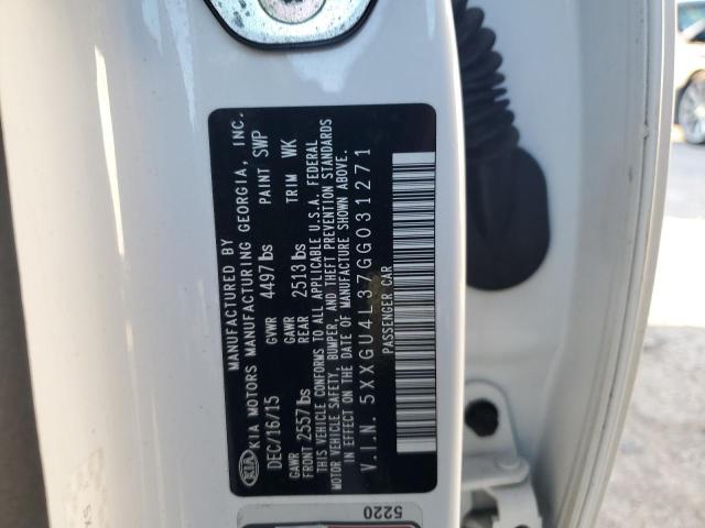 Photo 11 VIN: 5XXGU4L37GG031271 - KIA OPTIMA EX 