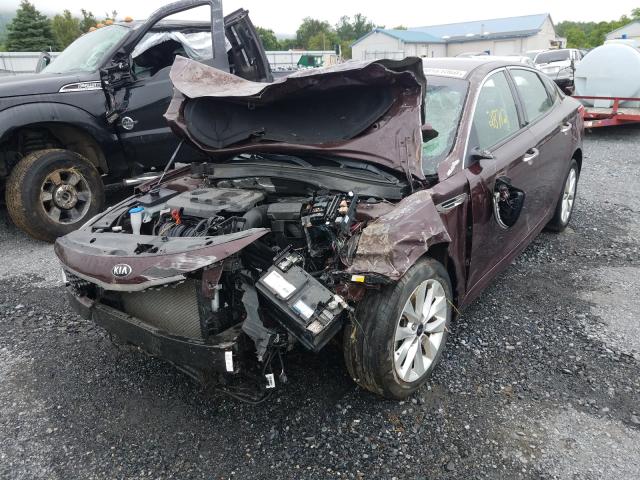 Photo 1 VIN: 5XXGU4L37HG158782 - KIA OPTIMA EX 