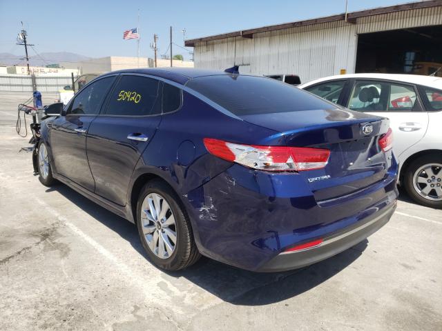 Photo 2 VIN: 5XXGU4L37HG160130 - KIA OPTIMA EX 