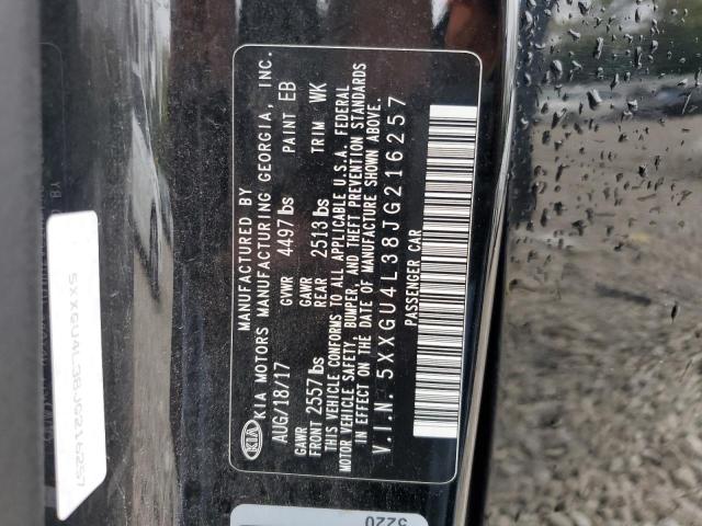 Photo 11 VIN: 5XXGU4L38JG216257 - KIA OPTIMA 