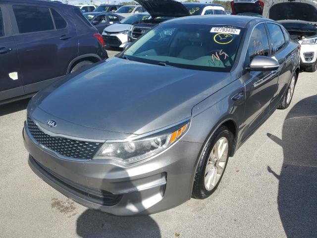 Photo 1 VIN: 5XXGU4L39HG137142 - KIA OPTIMA EX 