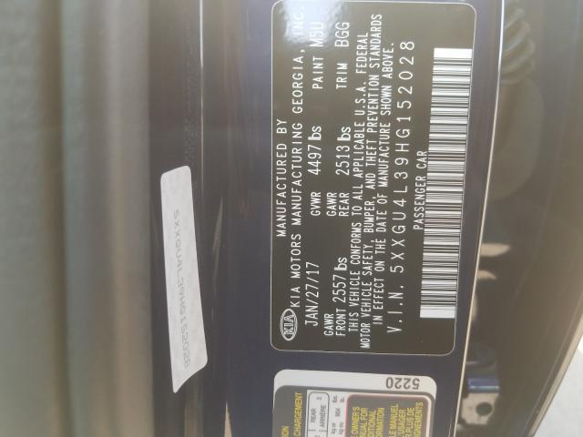 Photo 9 VIN: 5XXGU4L39HG152028 - KIA OPTIMA 