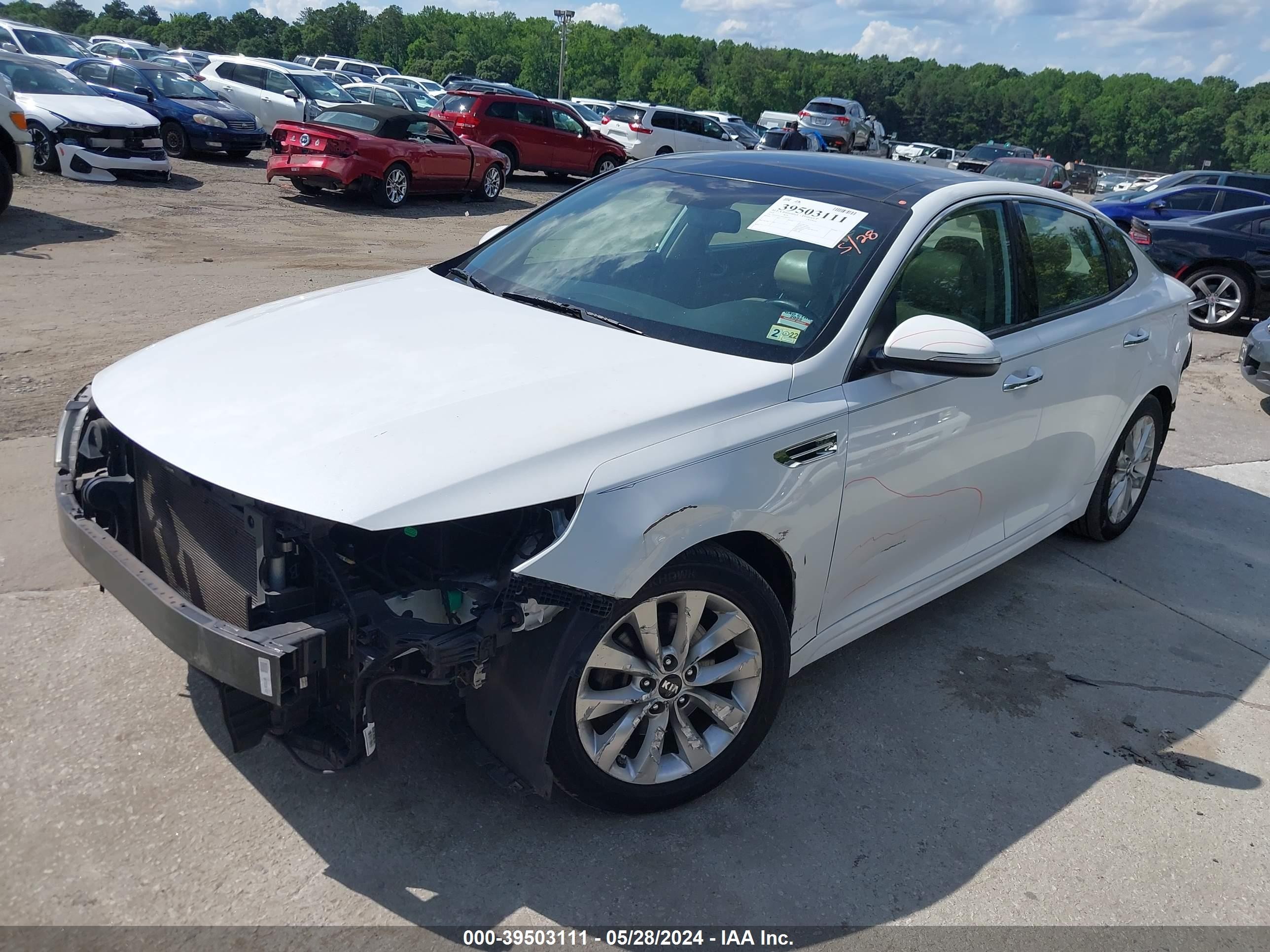 Photo 1 VIN: 5XXGU4L3XGG006347 - KIA OPTIMA 