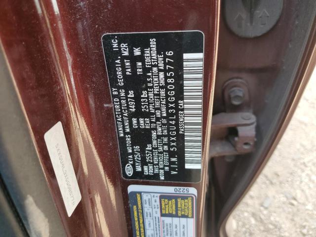 Photo 11 VIN: 5XXGU4L3XGG085776 - KIA OPTIMA EX 