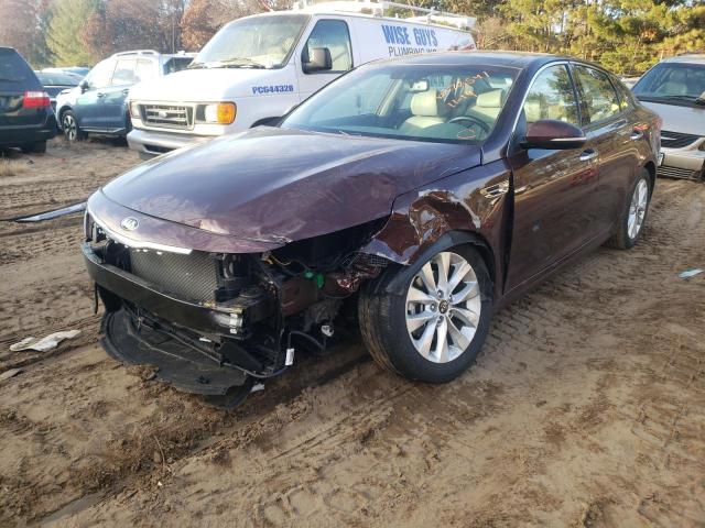 Photo 1 VIN: 5XXGU4L3XHG135450 - KIA OPTIMA EX 