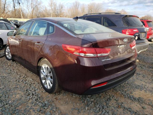 Photo 2 VIN: 5XXGU4L3XHG135450 - KIA OPTIMA EX 