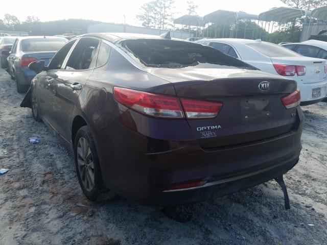 Photo 2 VIN: 5XXGU4L3XHG137652 - KIA OPTIMA EX 