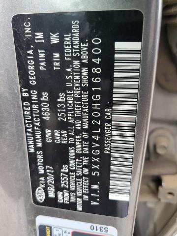 Photo 11 VIN: 5XXGV4L20HG168400 - KIA OPTIMA SXL 