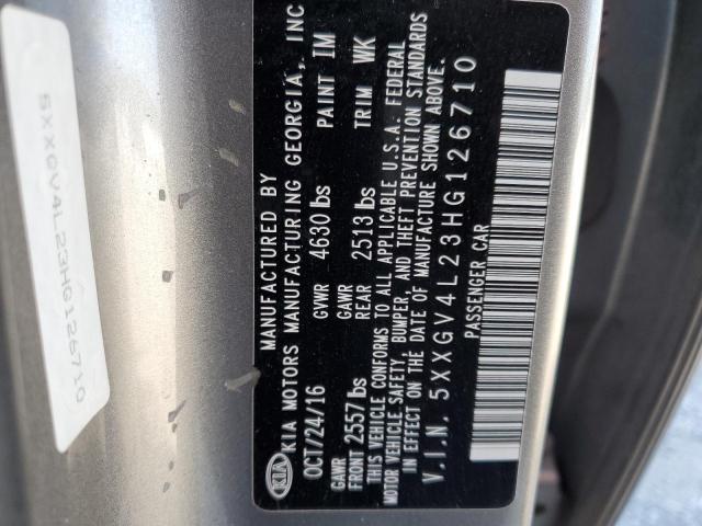 Photo 11 VIN: 5XXGV4L23HG126710 - KIA OPTIMA SXL 